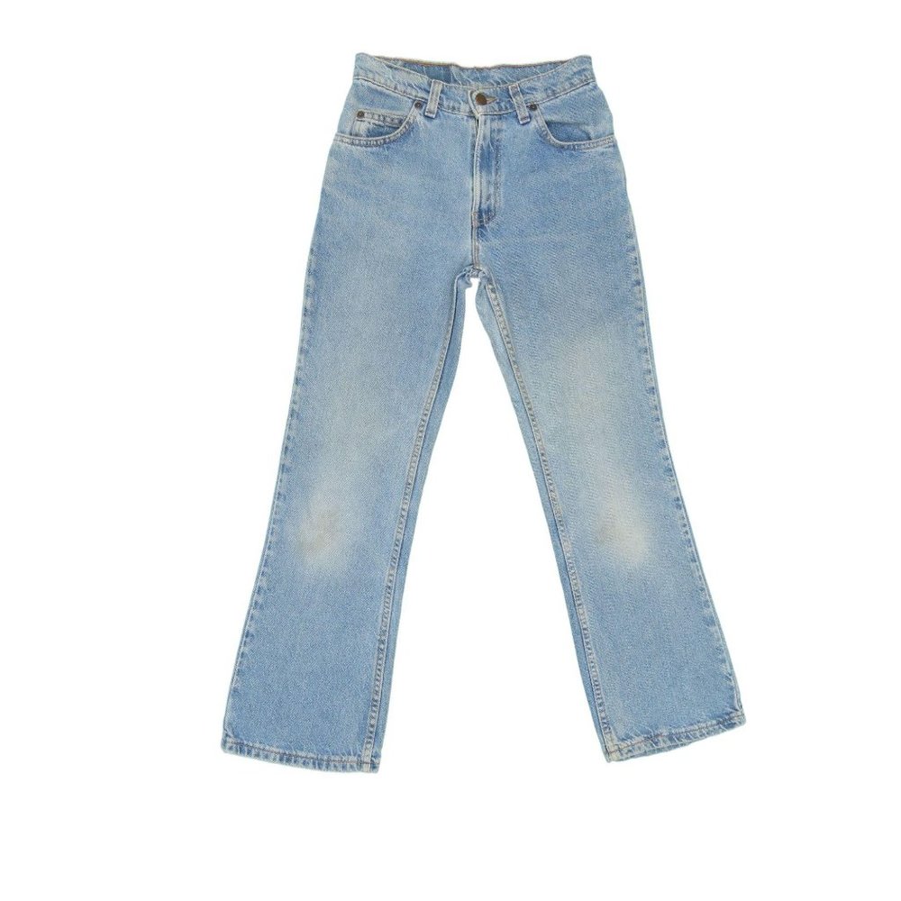 1990s Vintage Levis 31317-0488 Orange Tab Jeans 25x27